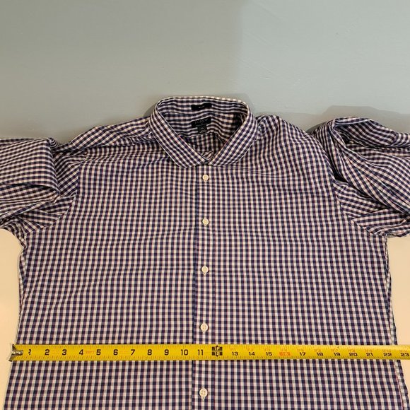 J. Crew men's XL Slim Fit Performance long sleeve button down shirt style #AS989 - Picture 10 of 13